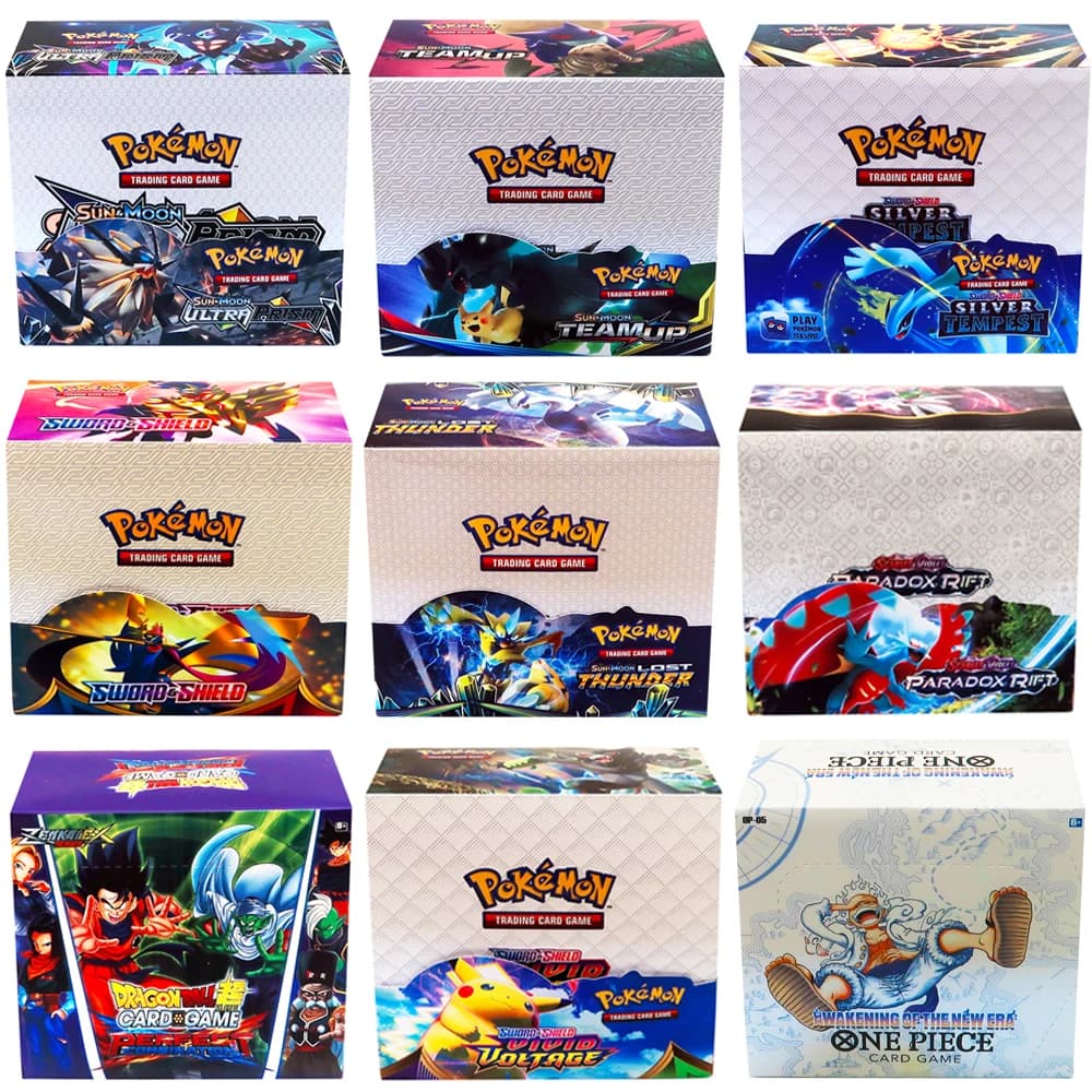 324 pezzi Pokemon TCG: scatola di visualizzazione Booster Spada & Shield-Fusion Strike (36 confezioni) carte da gioco da tavolo