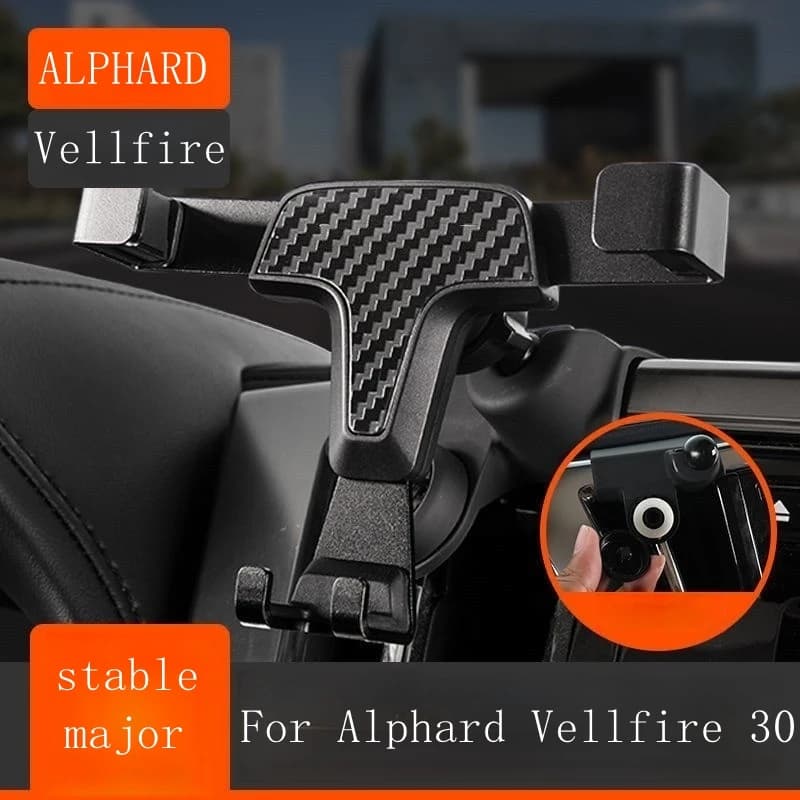 Supporto per telefono per auto per Toyota Alphard 30 AH30 2018 2019 2020 2021 2022 Staffa di supporto Vellfire Accessori auto