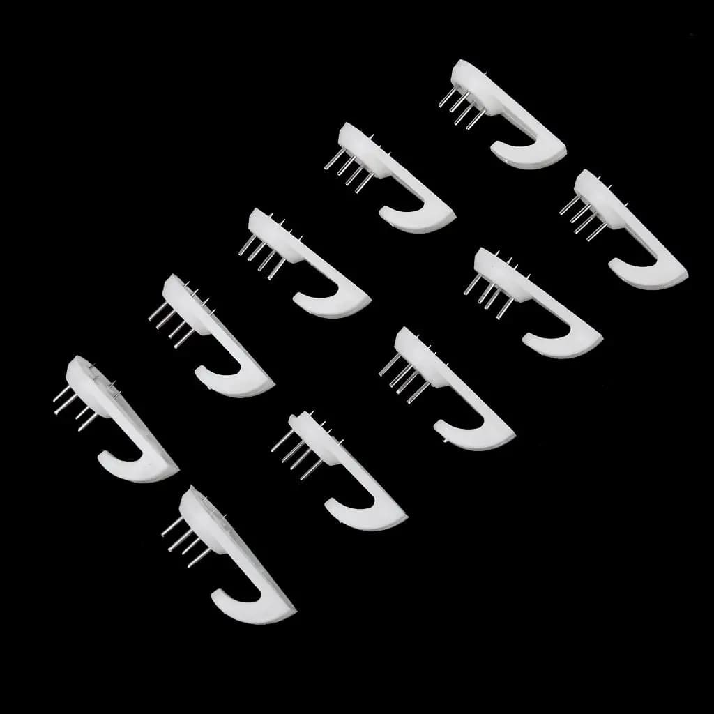 Invisible Wall Hooks Hard Plastic No Damage Photo Frame Hanger for Frames Wall Pictures and Decor