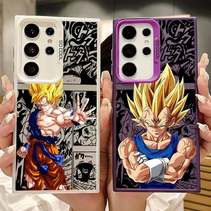 Custodia per telefono Dragon Ball Dragon Ball per Samsung Galaxy S25 S23 Ultra S24 S21 S22 Plus S23 FE Nota 20 Ultra S20 FE Cover morbida