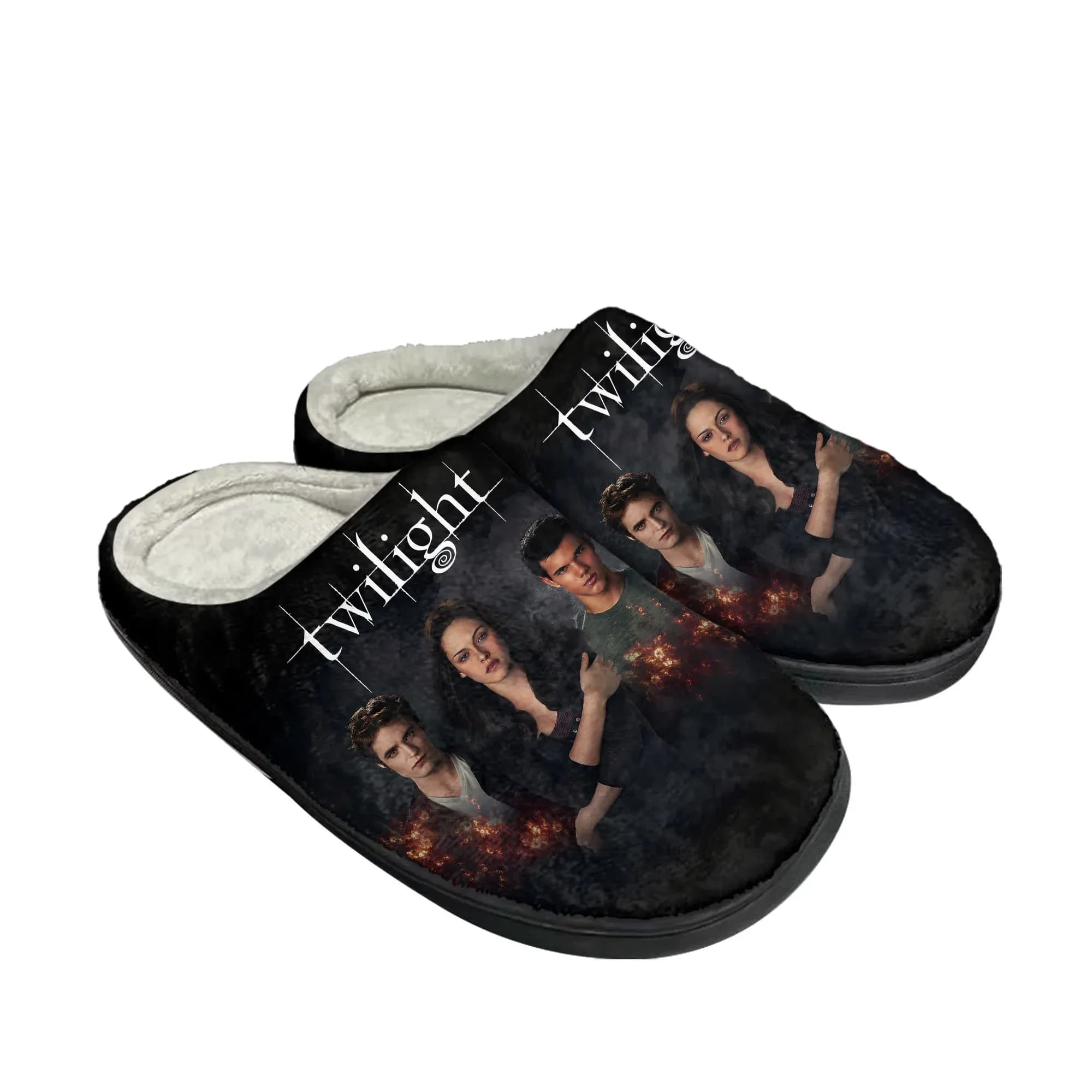 Pantofole in Cotone Ispirate al Film Twilight Saga, per Uomo e Donna, Calde e Comode per la Camera da Letto, Personalizzabili