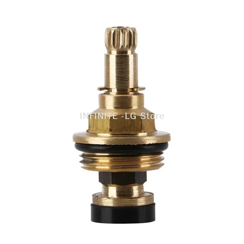 Brass Slow Opening Spool Faucet Hot And Cold Water Spool G1/2 Kitchen Sink Mixer Tap Stream Sprayer Head Yellow Mixer Tap