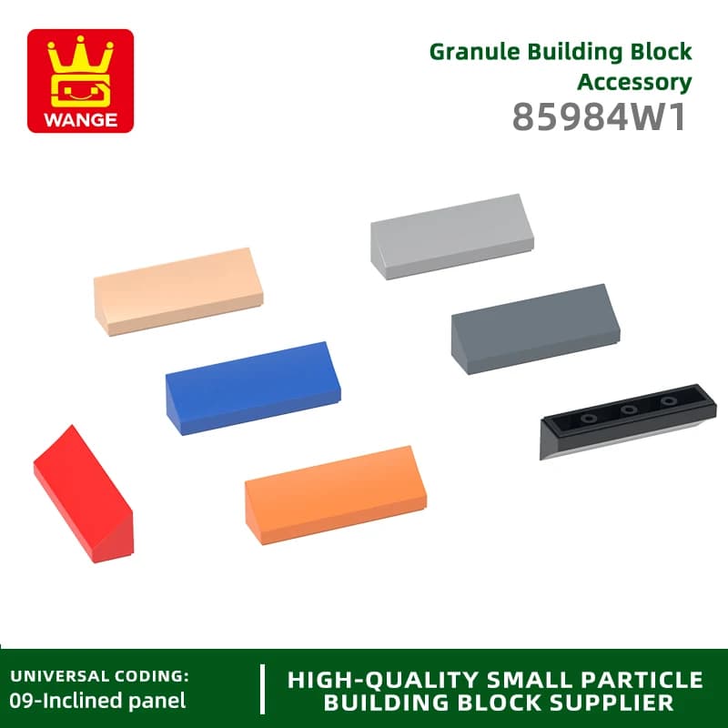 Wange 95 Pz/lotto 85984W 11x4 Pendenza 32X8X9.6MM Building Block Moc Accessori di Colore Compatibile con il Mattoni FAI DA TE Giocattolo Per Bambini