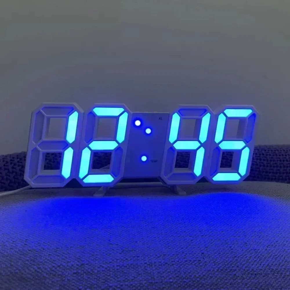 Orologio da parete Orologi da scrivania Soggiorno Interno Allarme elettronico Arredamento camera da letto Decorazione domestica moderna Orologi da tavolo a LED Giardino