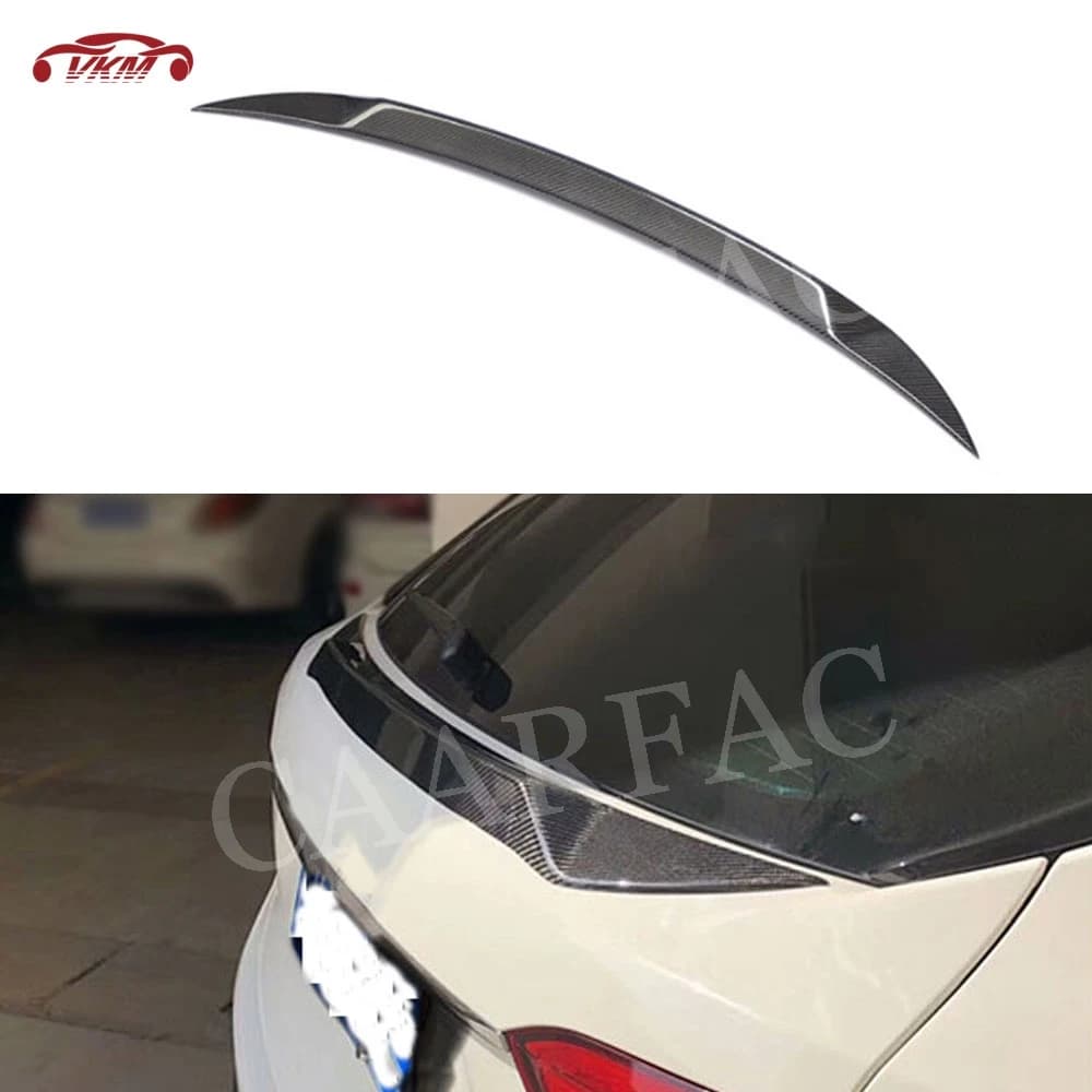 Ali di rivestimento centrale del bagagliaio posteriore in fibra di carbonio / FRP per Maserati Levante S Sport 2016-2018 Car Styling