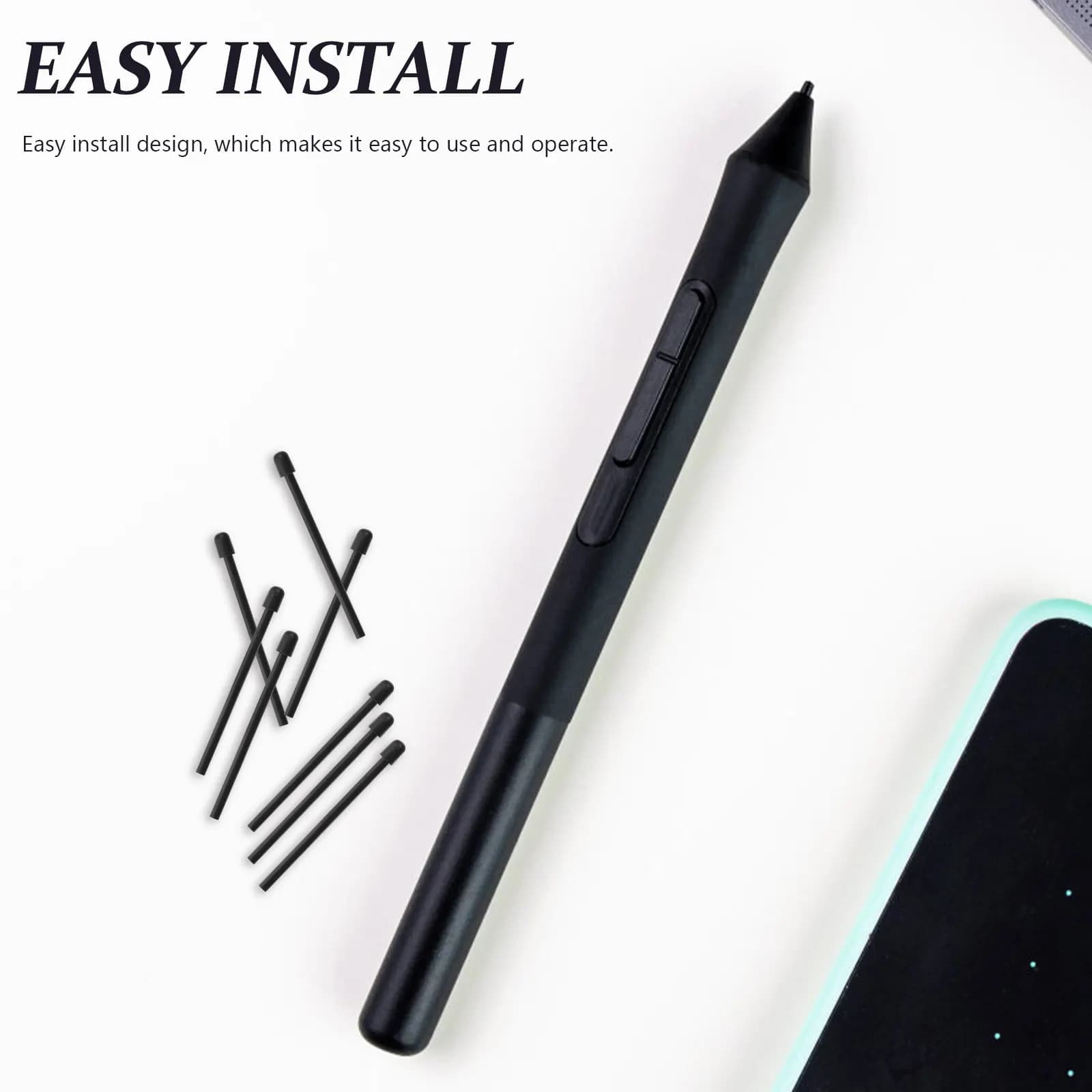 30Pcs Tablet Pen Tips Replacement High-Sensitivity Wear-Resistant Nibs for Stylus
