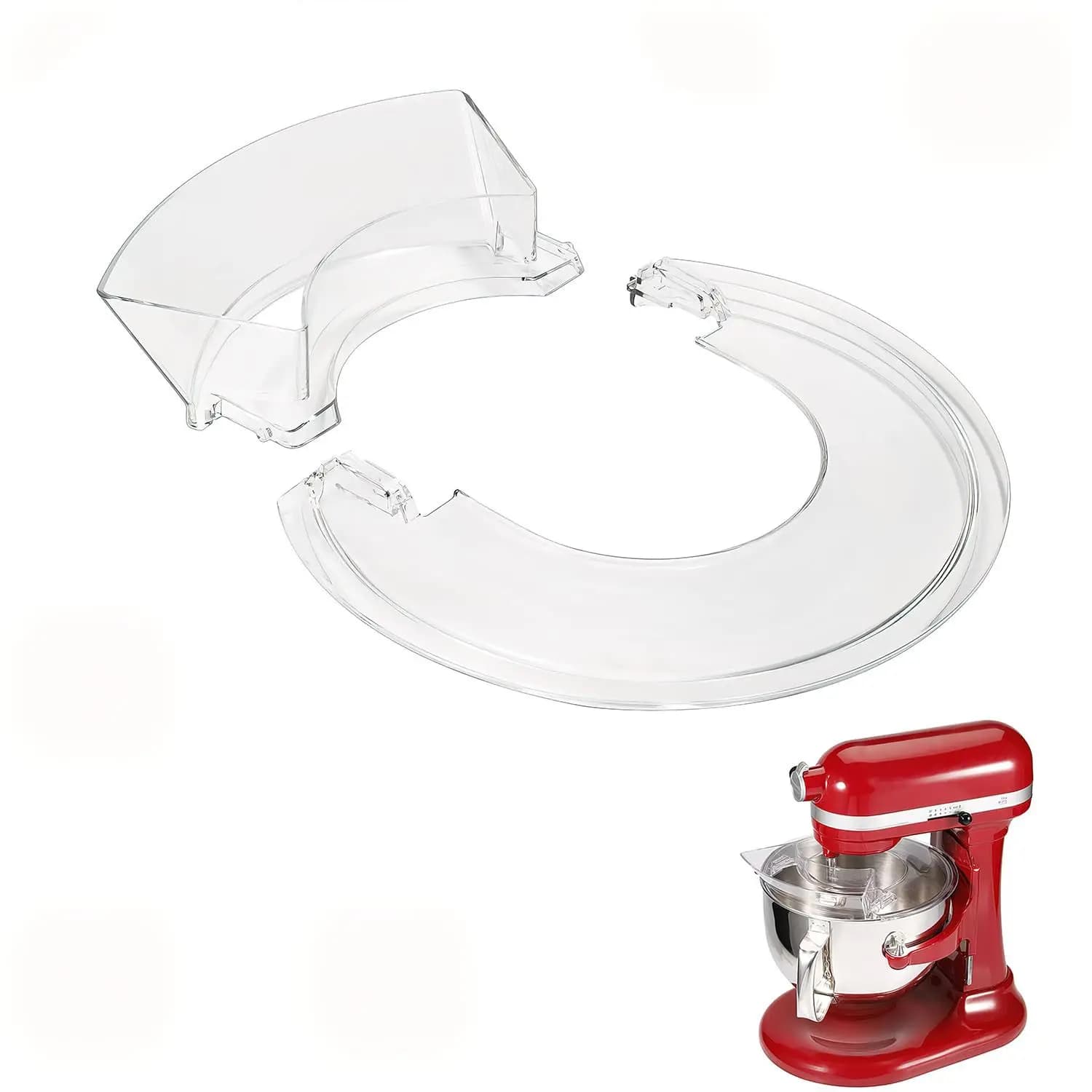 Kitchenaid accessory for cross-border chef machine with shield spray cover 5.5-7 QT