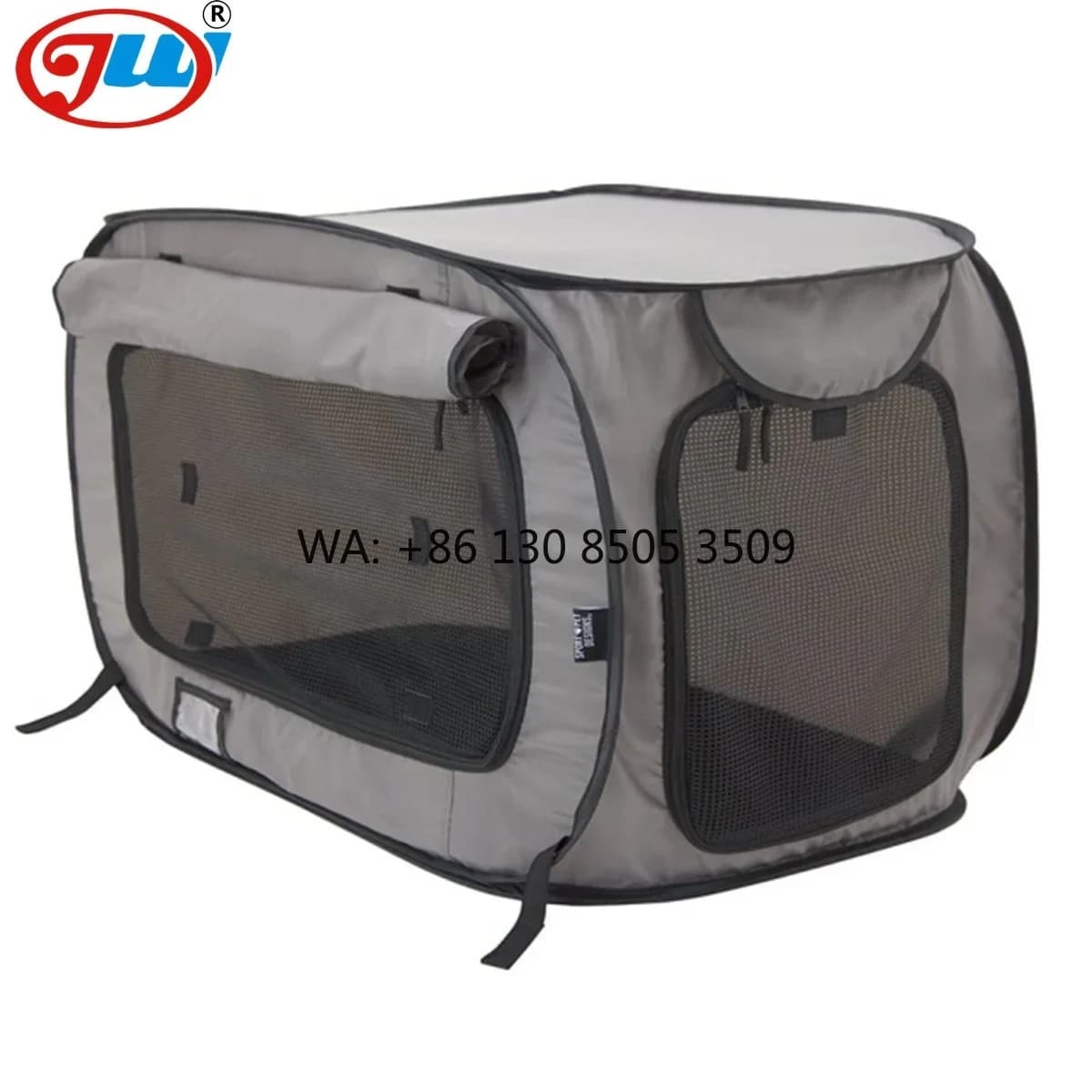 PET Large Pop Open Portable Cat Cage Kennel, Waterproof Pet Bed, Travel Litter Collection