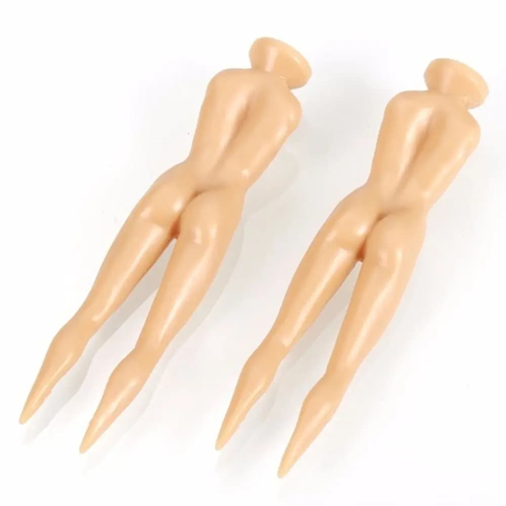 10 Pezzi Supporti per Palline da Golf in Plastica da Esterno, Modello Donna, 70mm, con Base a Sfera, Tees da Golf