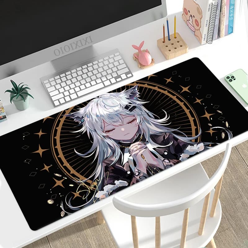 Arknights Mouse Pad Gamer XL Large Custom Home New Mousepad XXL desk mat s table mat for Soft Natural Rubber Computer