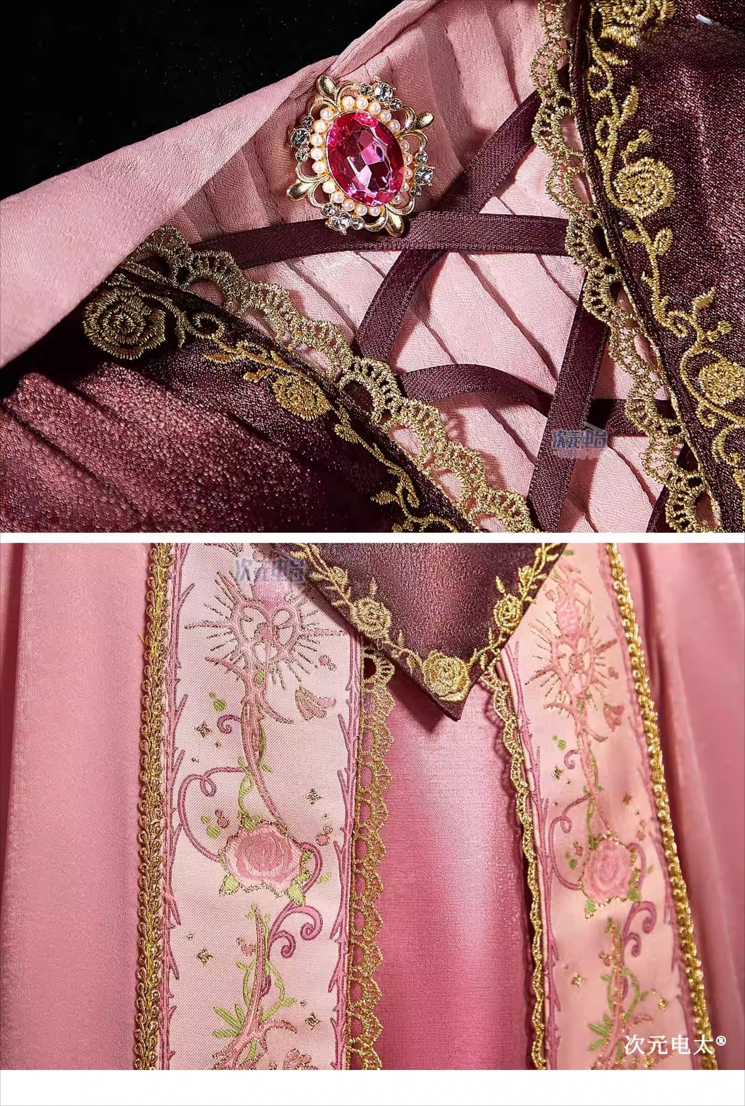 Costume da Principessa Aurora di "La Bella Addormentata" per Adulti, Vestito di Lusso per Cosplay, Halloween e Natale, Nuovo Set Aurora per Donna