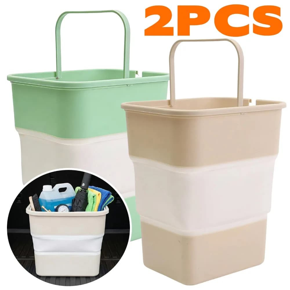 Multifunctional Car Recycle Bin, Waterproof Folding Container, Universal Waste Bin, Vehicle Organizing Accessories