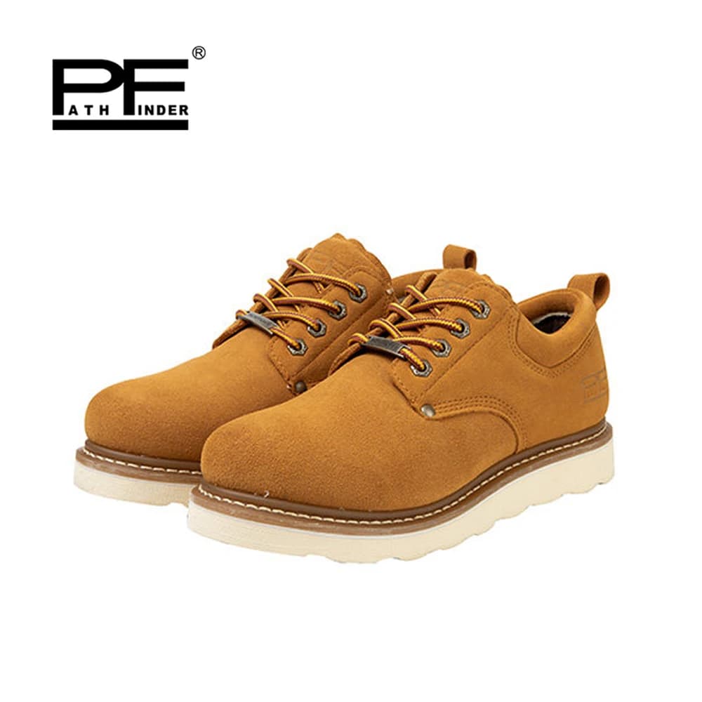 Cow Suede Motorcycle Boots Goodyear-Weld Hiking Shoes Men Tactical Shoes Hunting Boots Desert Work Boots Ankle Trekking Sneakers