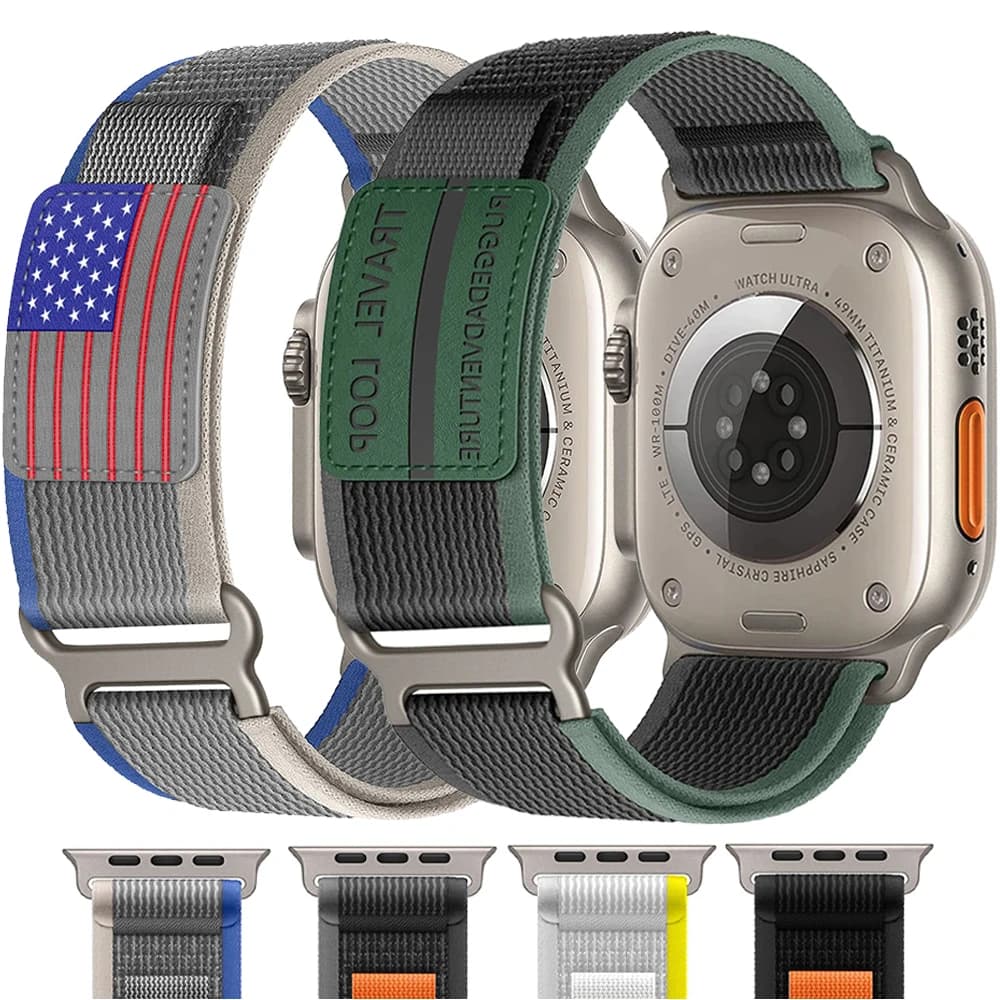 Cinturino Trail loop per Apple watch Ultra band 49mm 44mm 45mm 40mm 41mm 38mm 42mm 45 44 mm cintura iWatch serie 8 9 7 6 5 3 cinturini se