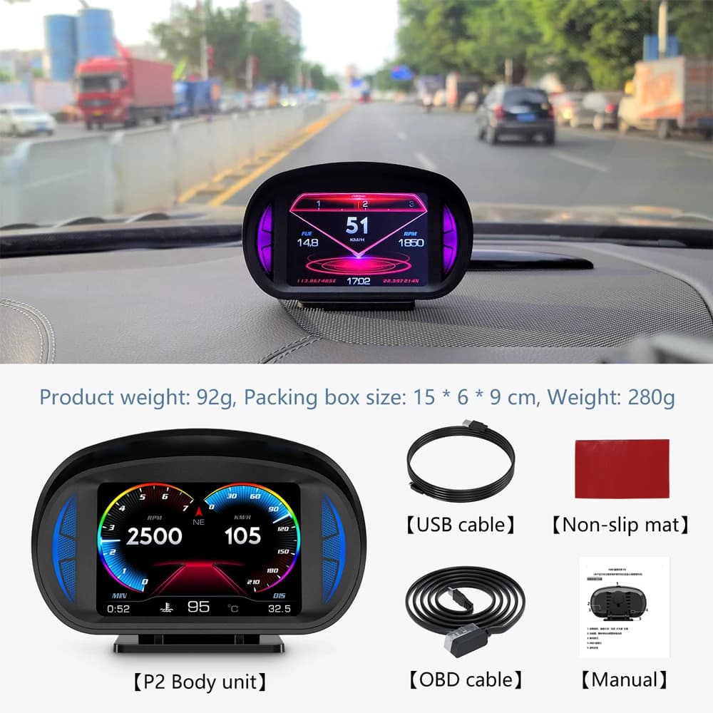 Per Ford Expedition Escape Edge EcoSport Kuga F150 F-150 Mustang Auto OBD2 GPS USB HUD Head Up Display Parabrezza Proiettore