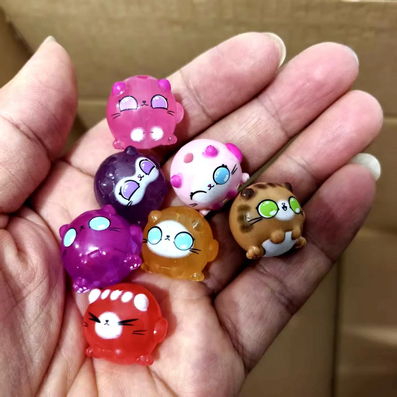5 pezzi mini animali gatto giardino giocattolo in miniatura acquario succulente decorazione accessori artigianali fai da te