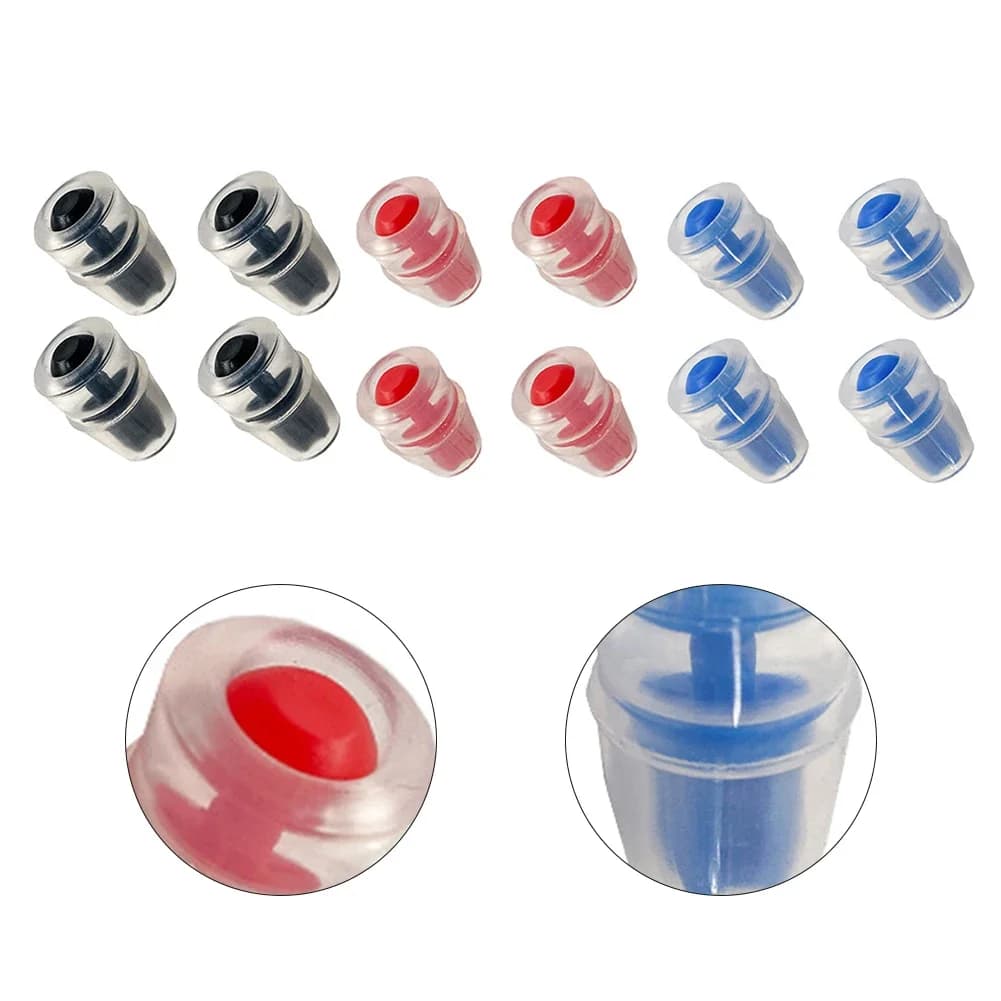 Replacement sheath for 4 pcs clamp valve for water bladder hydration pack Red/Bule/Nero bite valve Simple installation