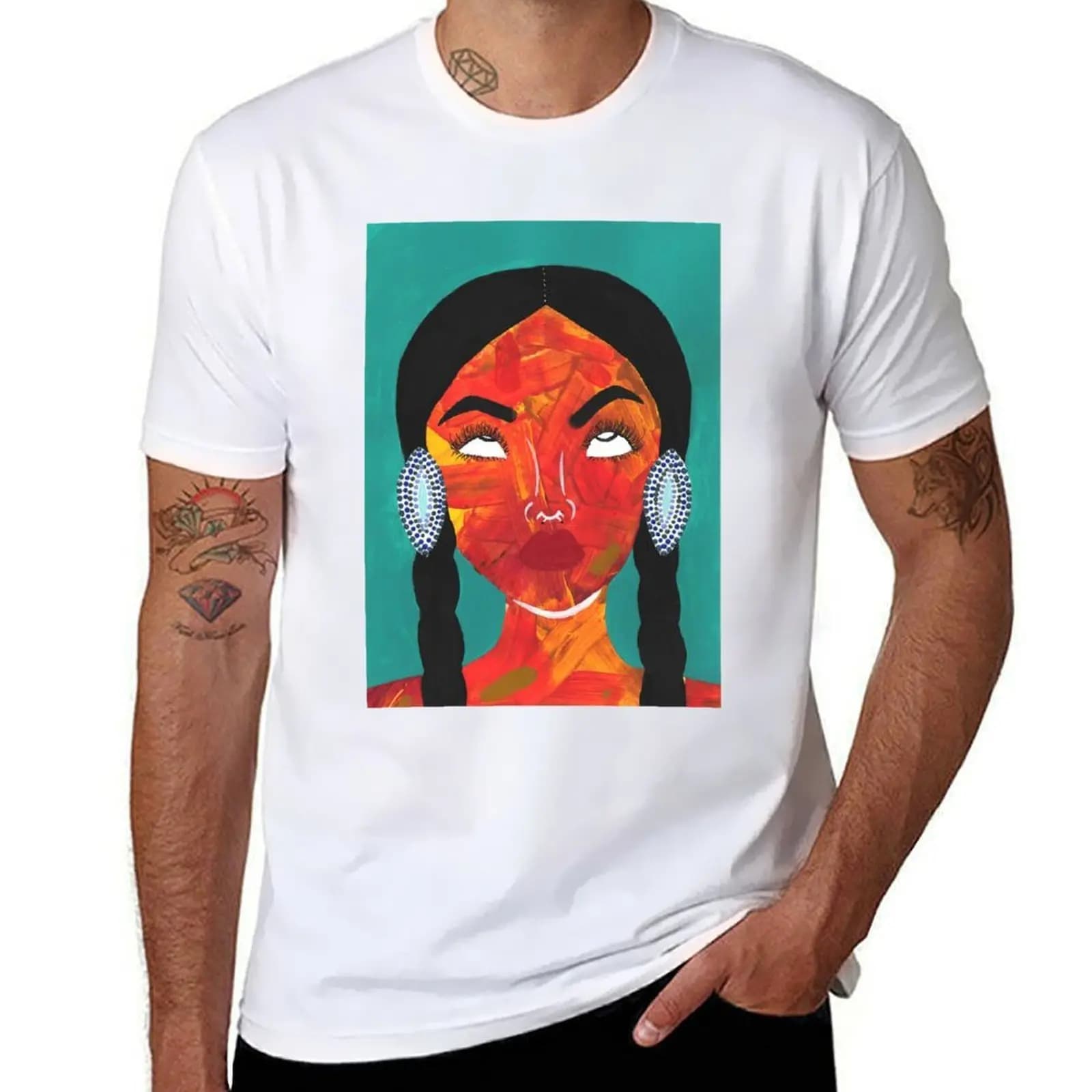 T-shirt Annoyed Auntie, t-shirt casual basic a maniche corte