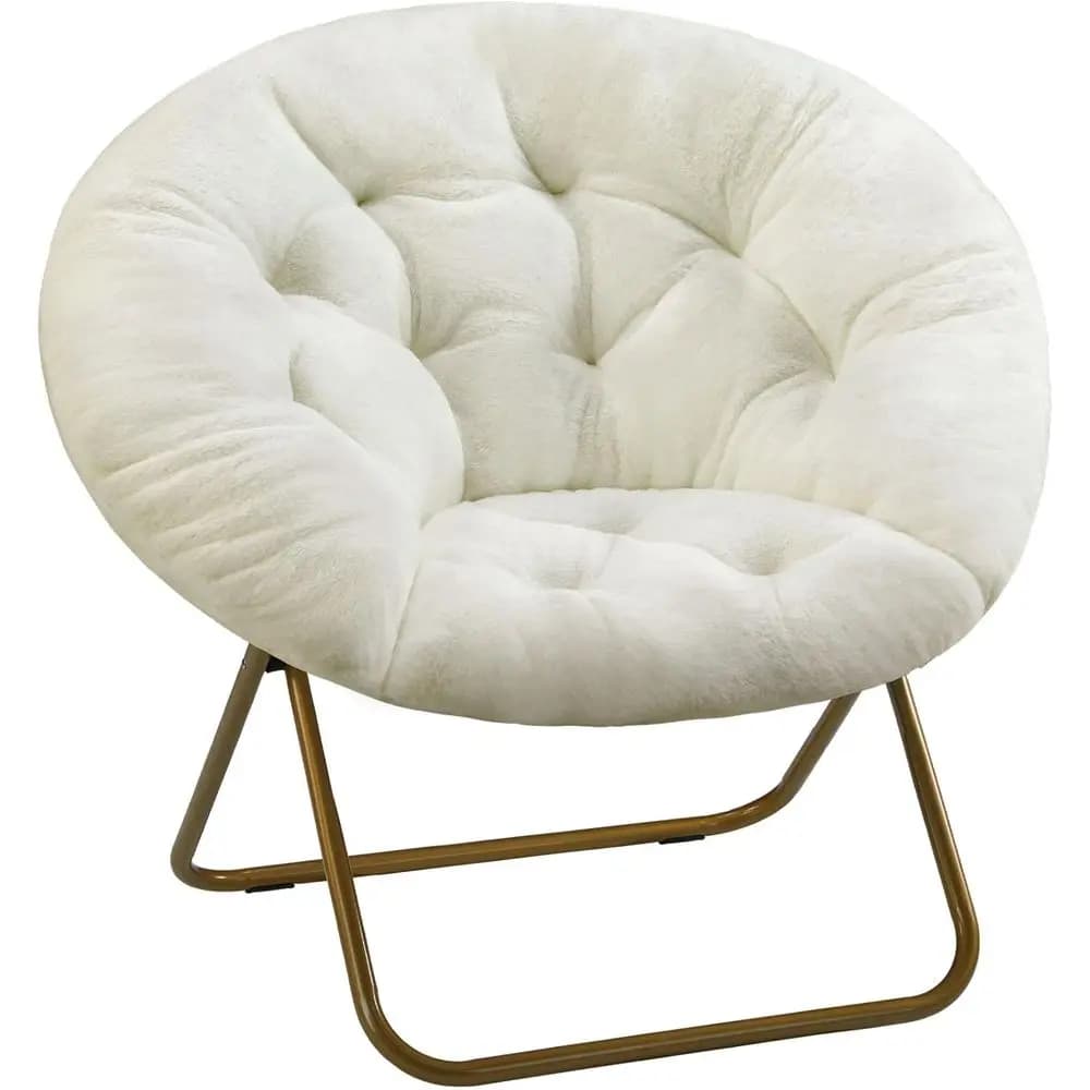 Poltrona Lounge Oversize XL - Stile Luna/Fungo, Comoda Sedia Decorativa per Camera da Letto, Dormitorio, Gaming e Piccoli Spazi