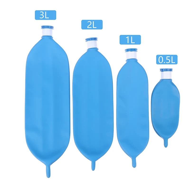 1 pcs 0.5L 1L 2L 3L blower for anesthesia Latex Airbag breathing bag for tank air anesthesia machine Air Sac