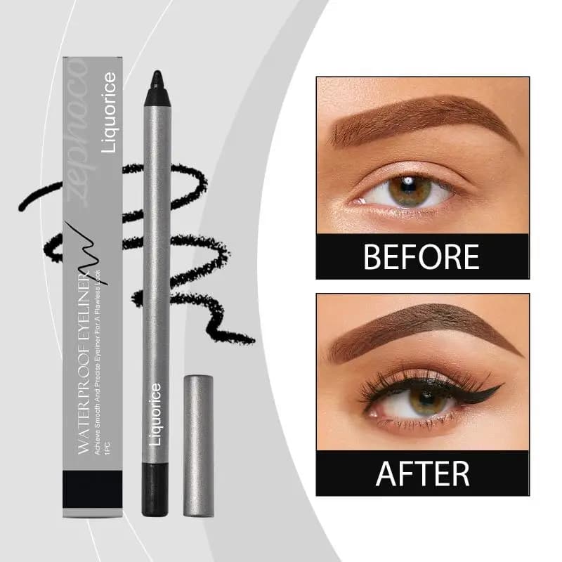 Eyeliner Gel Color Licorice Effetto Naturale, Texture Setosa, Lunga Durata, Non Sbiadisce, Impermeabile, Trucco Professionale per Occhi