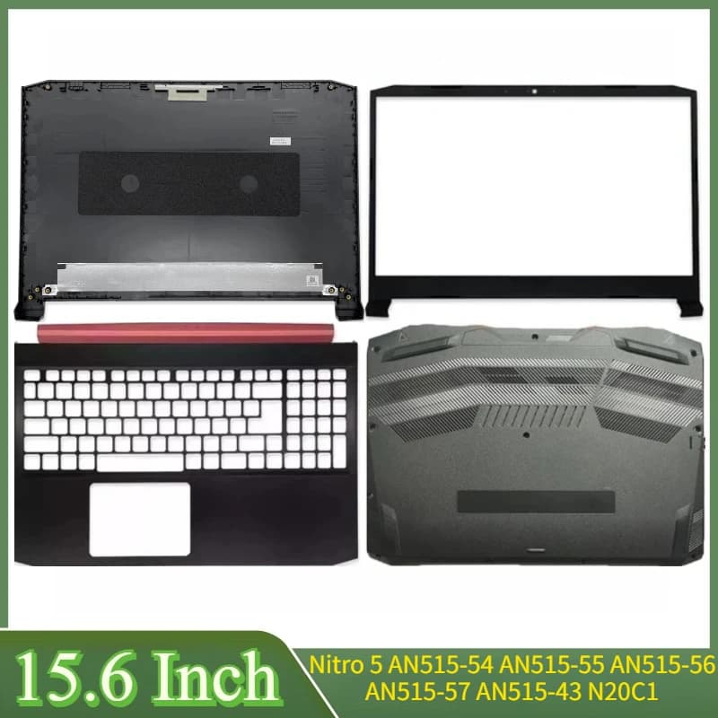 15.6 pollici Per Nitro 5 AN515-54 AN515-55 AN515-56 AN515-57 AN515-43 N20C1 LCD Della Copertura Posteriore Lunetta Anteriore Palmrest Inferiore caso