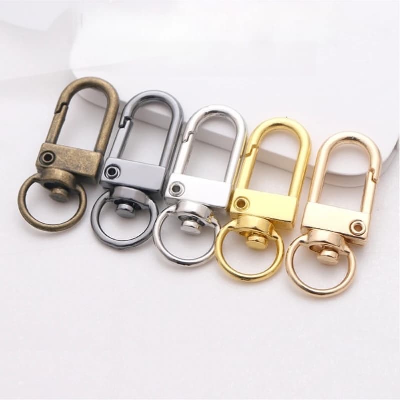 10 pezzi in lega girevole chiusura a moschettone ganci anello a scatto fibbia per cani ornamento fai da te per accessori portachiavi borsa cinghia da cintura forniture