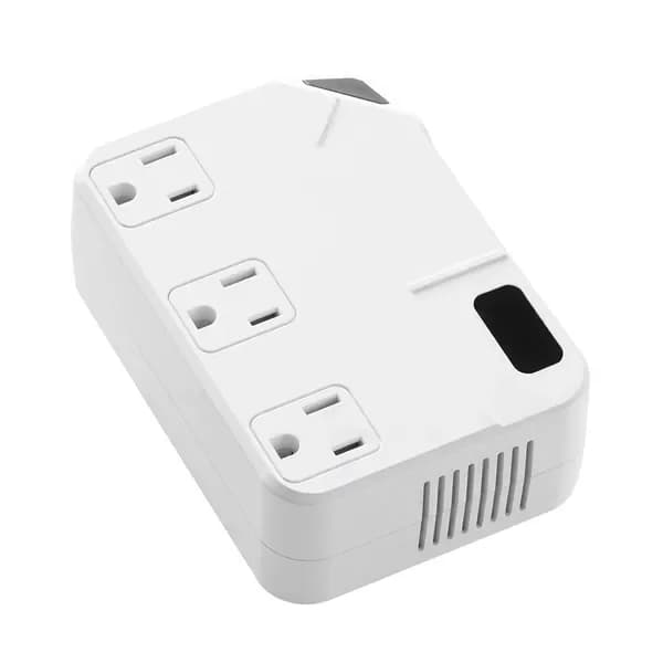 Convertitore di tensione Step Down Adattatore da viaggio da 220 V a 110 V con 2 porte USB C