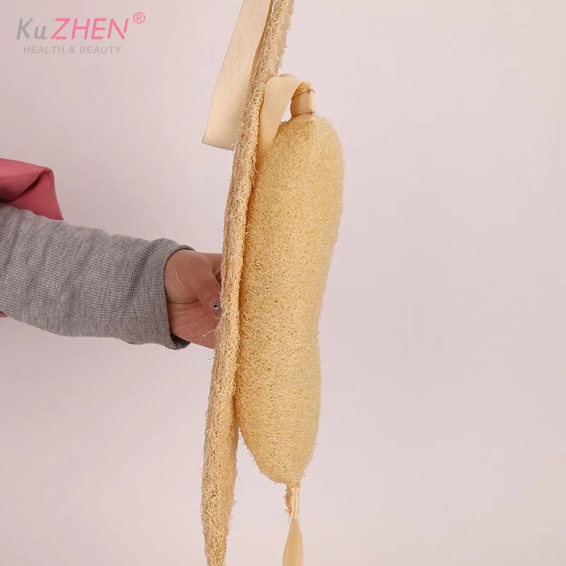 Sponge Long Strip Back Strap Skin Cleaning Tool Loofah Exfoliating Body Scrub Bath Shower Spa Massage Bath Brush Scrubber