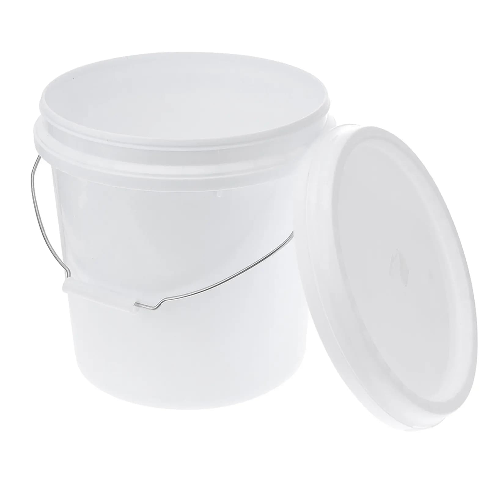 Plastic Bucket Household Sealed Storage 5L with Lid Handle Small Food Grade Container Paint Pail Portable Gallon Bucket