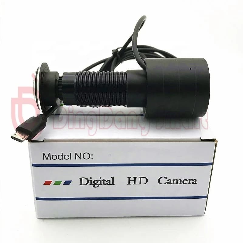 New DingdangSmart 2MP FHD 1080P IP65 Waterproof Vandal-Proof Free Driver OTG USB-C CMOS 1 Year Mini Fisheye Wide-Angle SD Card