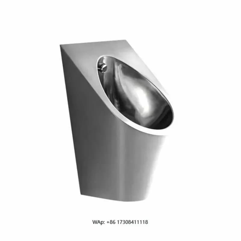 Orinatoio da uomo in acciaio inossidabile 304 Orinatoio commerciale da parete con sensore intelligente Bagno pubblico WC dell'hotel
