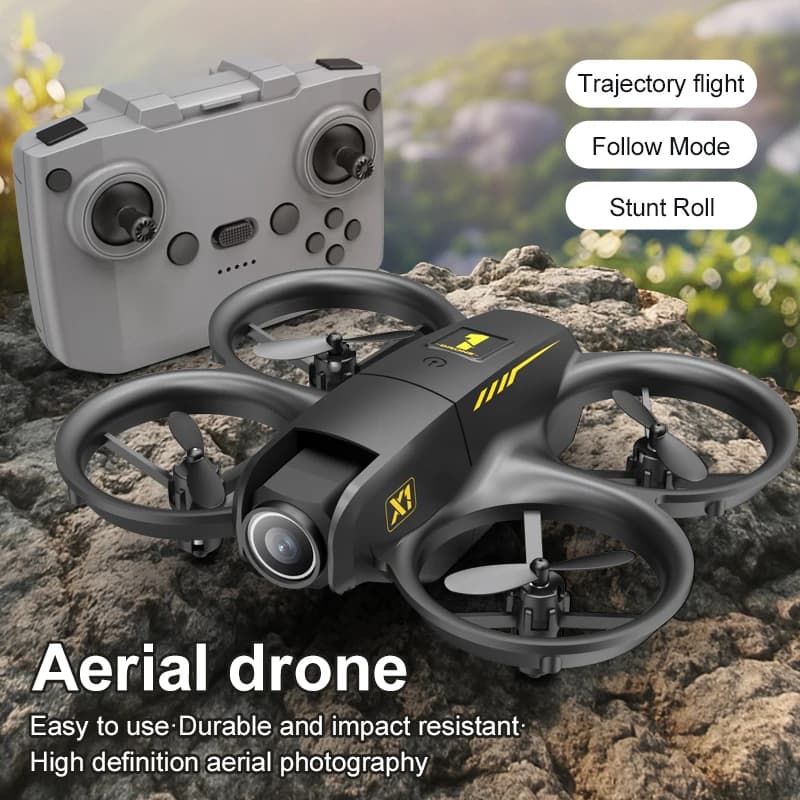 X1 Mini Drone Fotocamera 8K 180 ° Posizionamento del flusso ottico ESC WIFI Fotografia aerea Aereo telecomandato Volo aereo Drone a