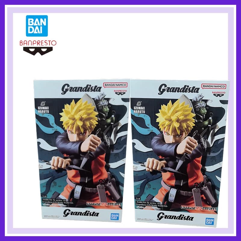 Disponibile Originale Bandai Banpresto Naruto Shippuden Serie 72 Grandista Naruto Uzumaki Action Figure Anime Modellino Giocattolo