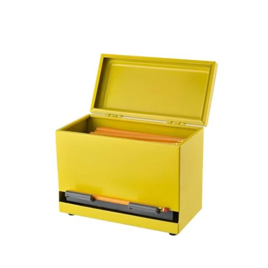 Dispenser per matite per l'aula - Portamatite in acciaio per scrivania - Include etichette rimovibili - Indispensabile per gli insegnanti