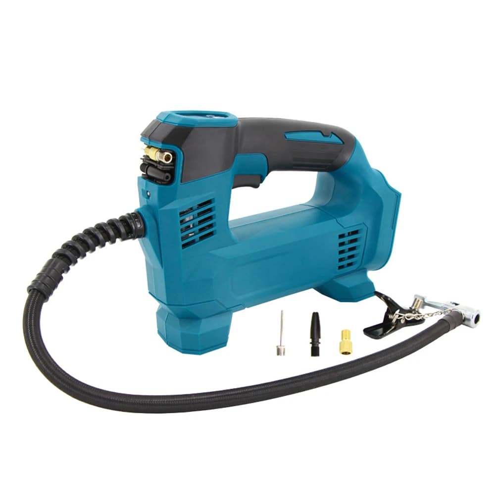 Gonfiatore per batteria al litio Pompa di aria elettrica senza fili Display digitale portatile Gonfiatore per pneumatici per auto Dispositivo di gonfiaggio a sfera per pneumatici per auto