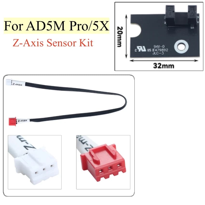 Kit sensore asse Z con cavo per la sostituzione del sensore asse Z AD5M Pro/5X, accessori per stampanti 3D