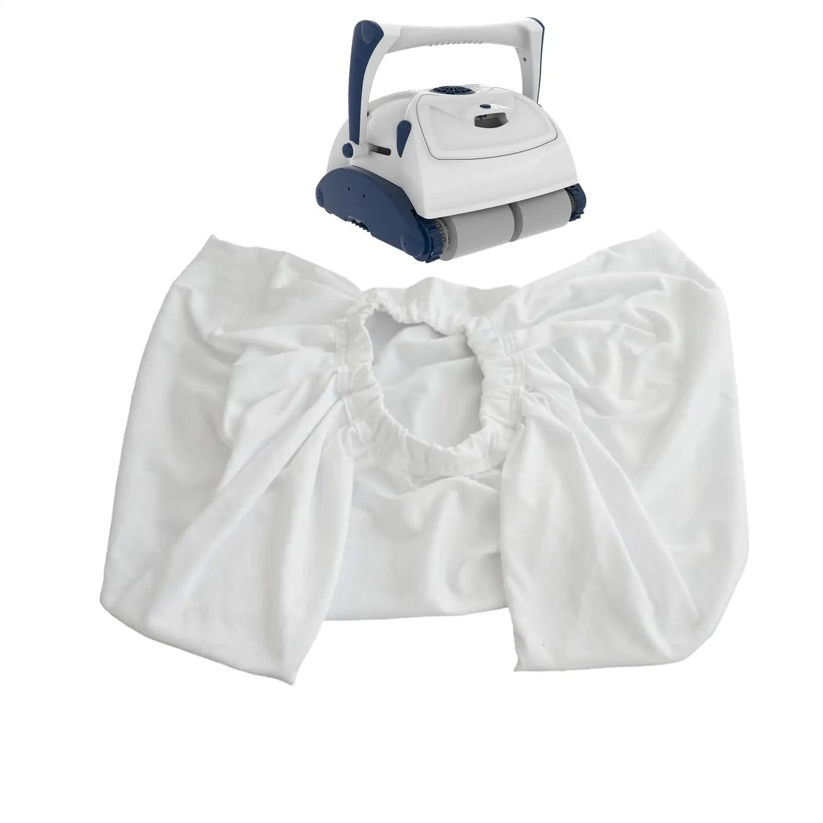 Sacchetto Filtro Lavabile in Cotone di Ricambio Universale per Aspiratore Piscina, Rete per Foglie, Accessorio Essenziale per la Pulizia di Spa e Piscine