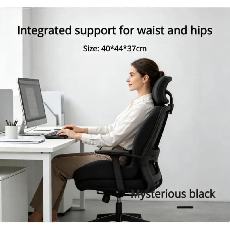 Cuscino Lombare Ergonomico per Alleviare la Pressione, Nuovo Supporto per la Schiena in Memory Foam 2026 per Correzione della Postura in Ufficio Seduta