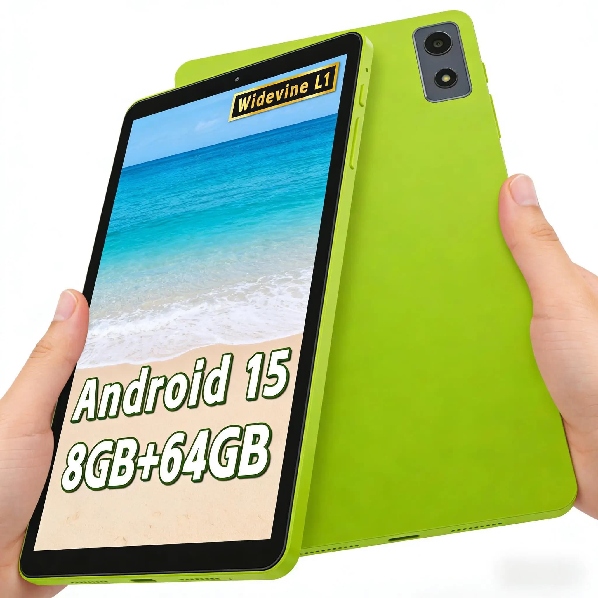 Tablet Paitanry Y85 Android 15, 8.68 Pollici, 8GB (3GB+5GB Espandibili) RAM, 64GB ROM, 5000mAh, HD WiFi, Portatile e Leggero per Studenti