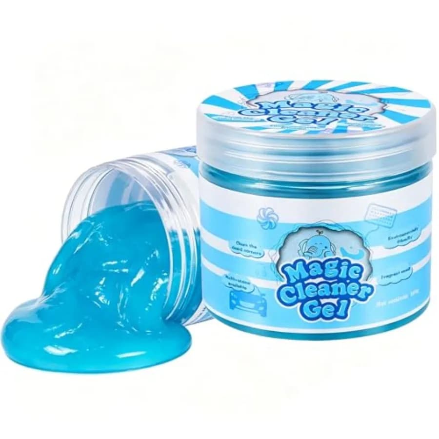 2 Pack Car Cleaning Gel Slime Clean Putty Dust Remover Car Interior Cleaner Kit Supplies Accessories Auto Detailing Tools for A