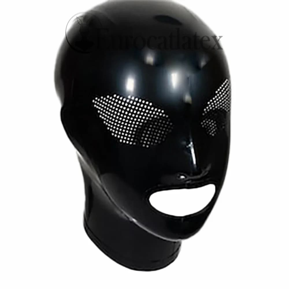 Cappuccio in gomma da uomo fetish in lattice, body Cosplay Sexy, Catsuit Fetish Wear, calzini Zentai maschili, compatibile con il cloro"