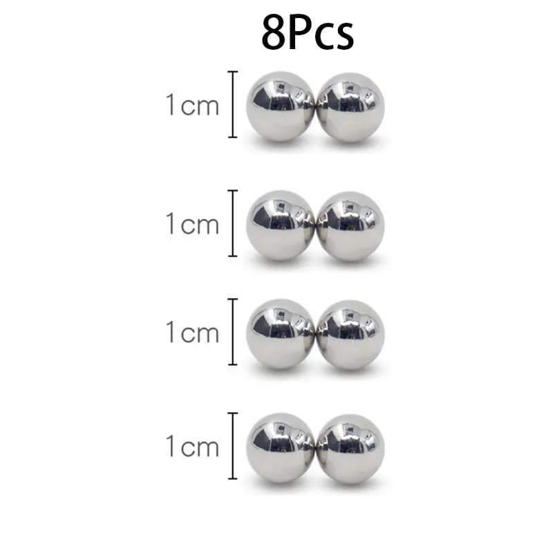 Orbe magnetiche ultra potenti Morsetti per capezzoli BDSM Bondage Stimolatore Clitoride Labbra Capezzolo Creativo Agitarsi Magneti Giocattoli adulti del sesso