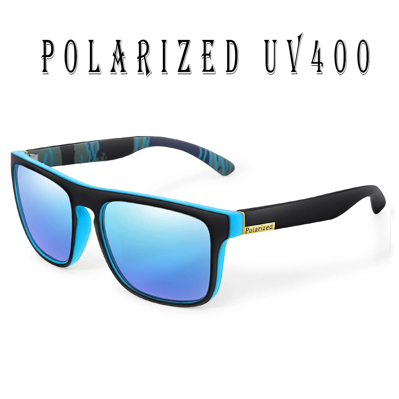 LOISRUBY Occhiali da sole da ciclismo polarizzati di marca Uomo Guida in auto Cambia colore Bici Moto Cornice quadrata Hinking Festival