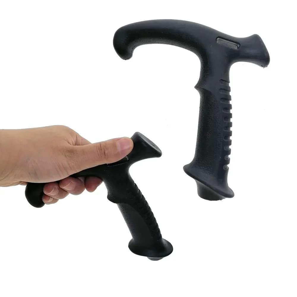 Single-foot handle adapter Walking pole Canna Converter for single-sided head attachment Trekking rod handle for climbing