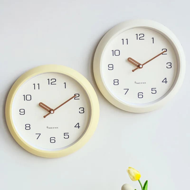 Non Perforated Wall Mounted Clock Living Room Modern and Ins Dining Room Minimalist Wall Mounted Silent Clock