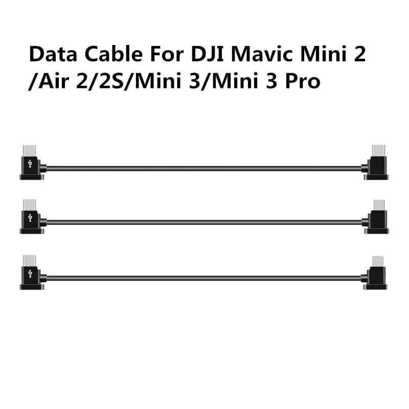 New Data Cable for DJI Mavic 3/Air 2/2S/Mini 2/MINI 3 PRO IOS Type-C Micro-USB Cable Connector Tablet Phone Cable Adapter