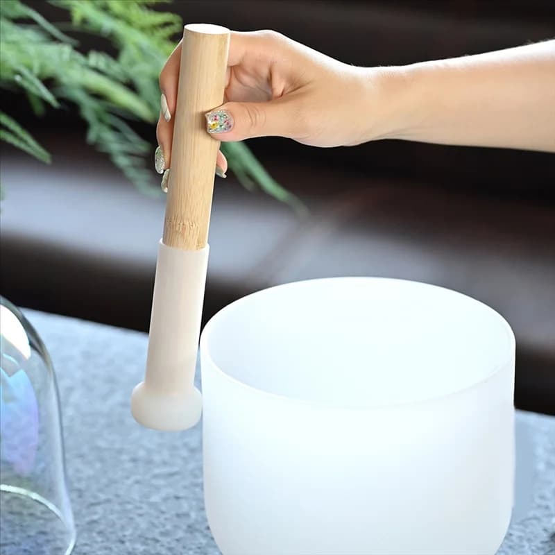 AS98-Crystal Singing Bowsl Stick Singing Bowl Sticks Meditation Sound Healing Accessory Percussion Instruments Parts