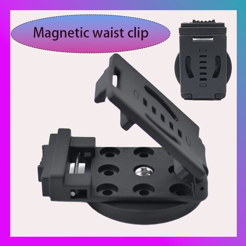 Fondina per strumento con morsetto per cintura magnetica Portatile antiscivolo Forte strumento magnetico Vite Accessori hardware Magneti avvolgenti in gomma regolabili