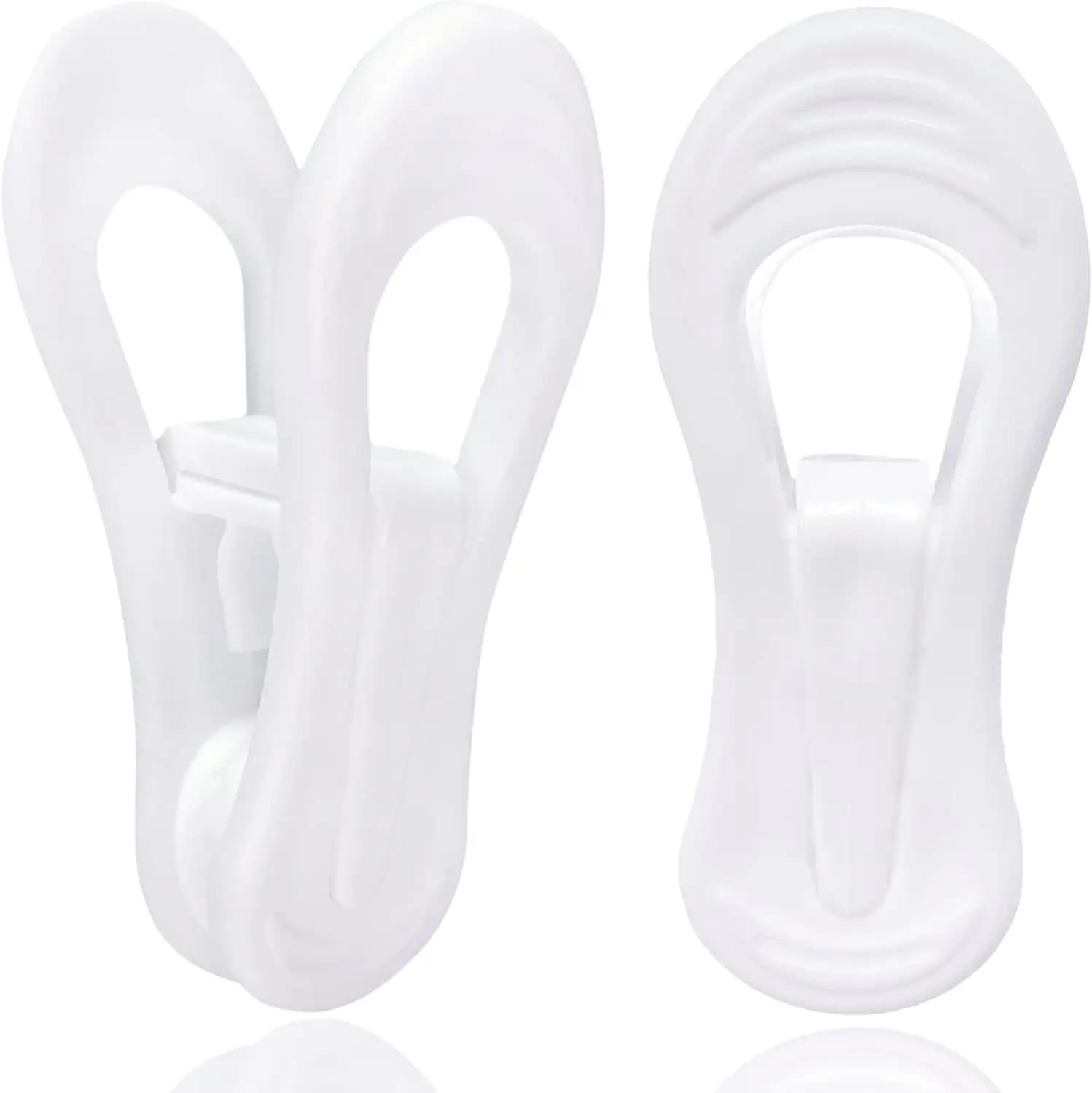 Pack of 50 Clips Multipurpose Plastic Hanger for Gonne Organization, Pants and Children's Clothes
